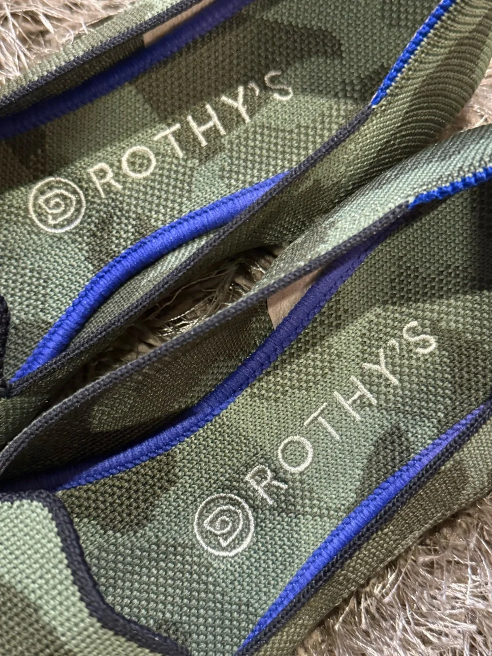 Rothy’s Olive Camo Loafers - Picture 4 of 15